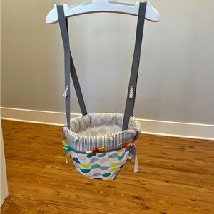 Vibrant Kids Toy Suspenders with Blue and Green Accents